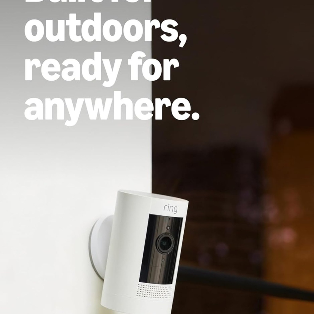 Ring Outdoor Cam Battery (Stick Up Cam) - White