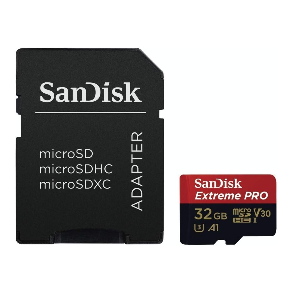 Sandisk Extreme Pro MicroSDHC UHS-I Card W/ Adapter