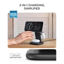 Satechi 3-in-1 Foldable Qi2 25W Wireless Charging Stand - ST