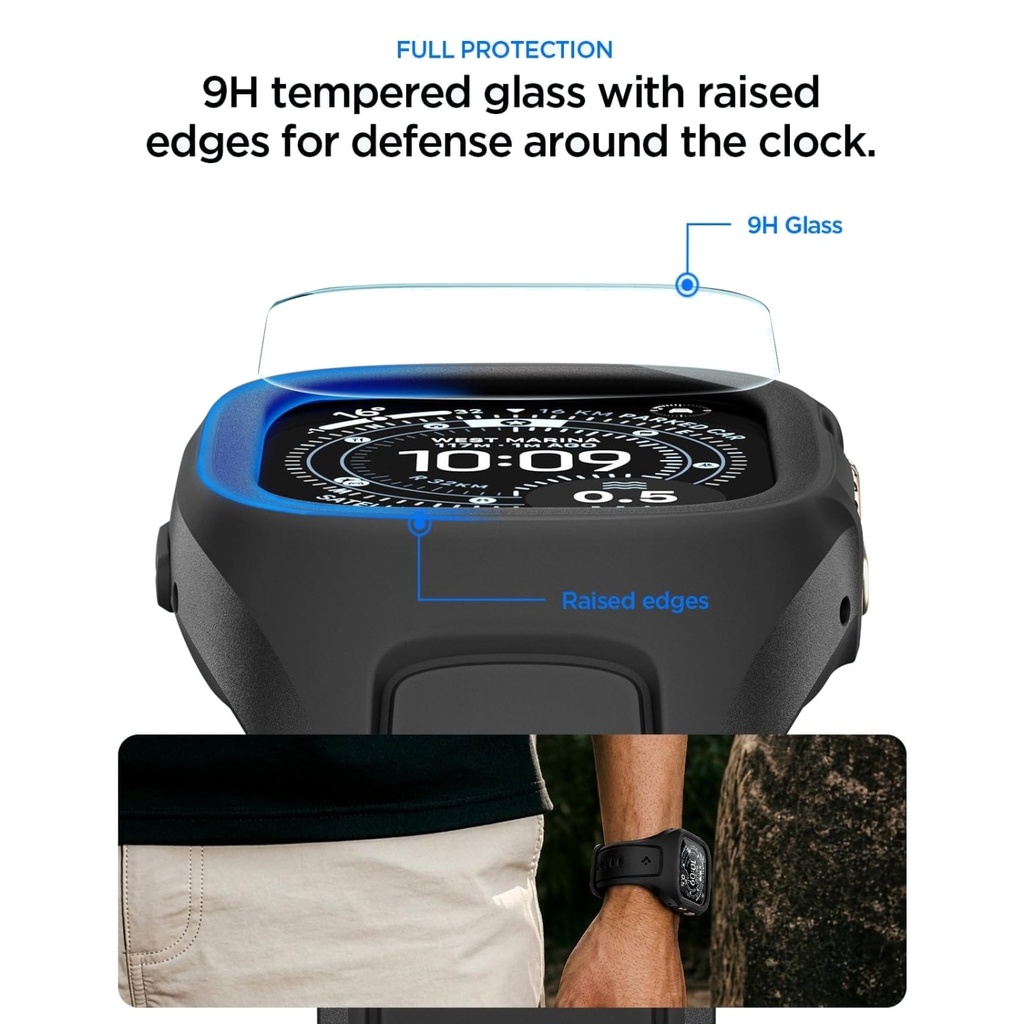 Spigen Liquid Crystal Pro Case + Band For Apple Watch - Clea