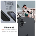 Spigen Thin Fit Case for iPhone 16e - Black - ACS09135