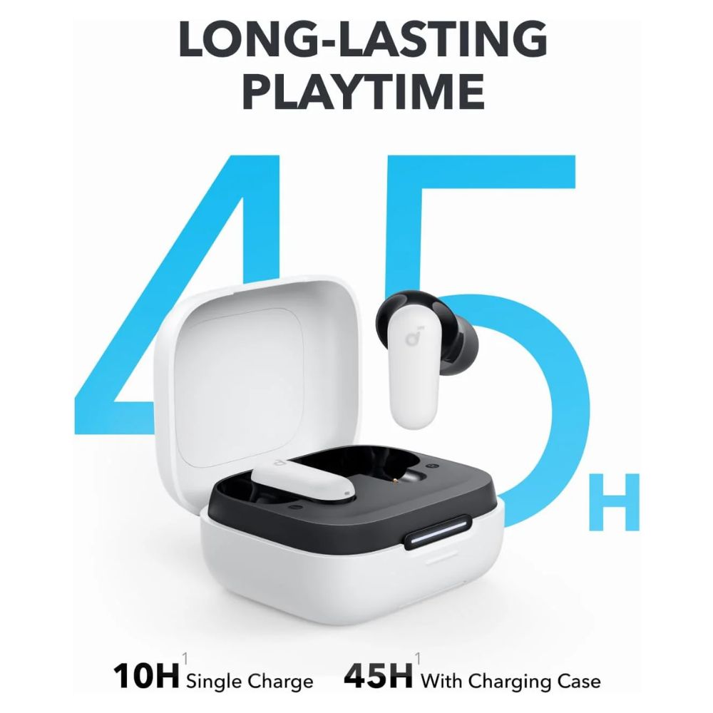 Anker Soundcore P30i Noise Cancelling Earbuds - White - A395