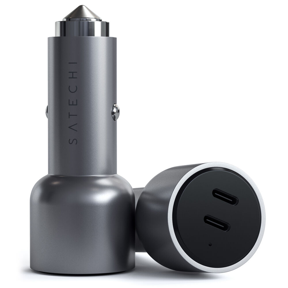 Satechi 40W Dual USB-C PD Car Charger - ST-U2C40CCM