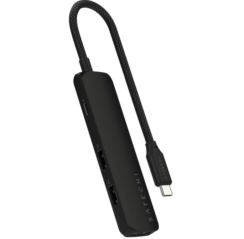 Satechi 4-in-1 USB-C Slim Multiport Adapter 4K