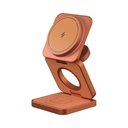 Adam Elements Mag 3 Ultra Qi2 25W 3-in-1 Foldable Charger - Orange - APAADMAG3ULOR