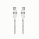 Anker Cable USB-C a USB-C 240W trenzado reciclado 0.9 m - Blanco - A82E2021