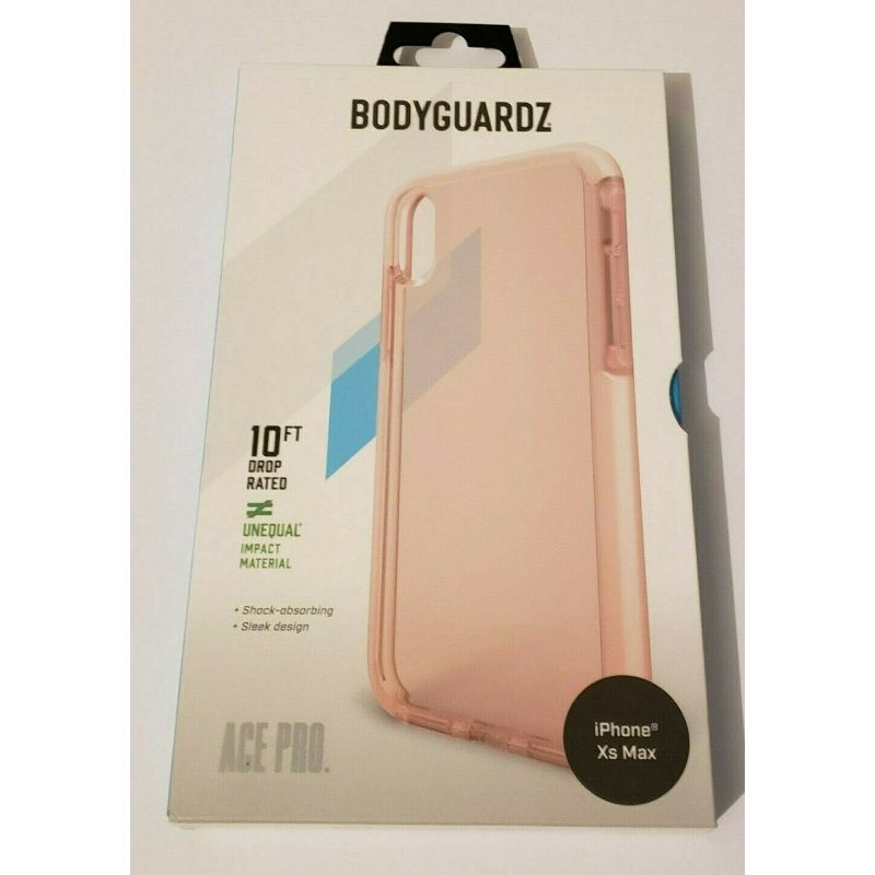 BodyGuardz Ace Pro for iPhone Xs Max - Pink/White - BOD053309