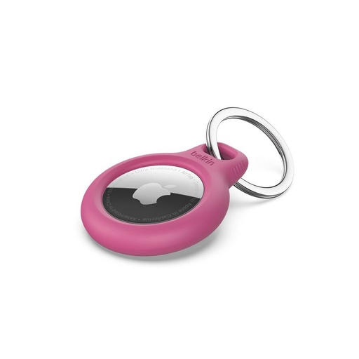 [745883786190] Belkin Secure Holder with Key Ring for AirTag - Pink - F8W973btPNK