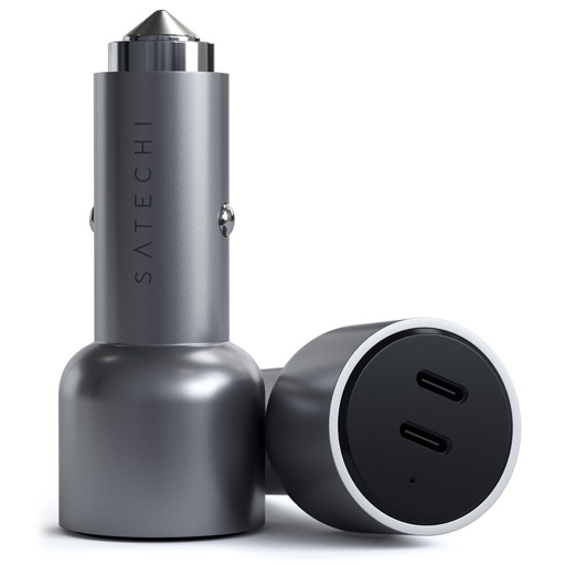 [810086360062] Satechi 40W Dual USB-C PD Car Charger - ST-U2C40CCM