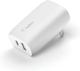 Belkin BoostCharge 37W USB-A/USB-C Wall Charger - WCB007DQWH