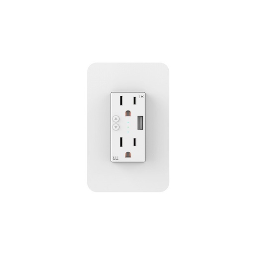 [798302057029] Nexxt Home Power Outlet w/USB - NHE-W100