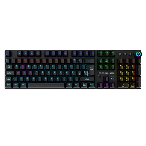 [798302225657] Primus Gaming Ballista 2-Mode Wireless Keyboard (Spanish) - Red Switch - PKS-094S