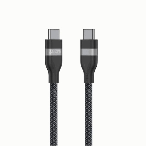 Anker Cable USB-C a USB-C 240W trenzado 1.8 m - Negro - A82E2H12