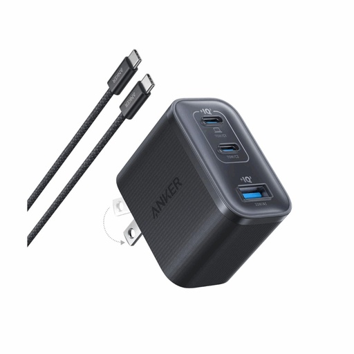 Anker Nano Cargador 70W 3 puertos USB-C - A121AJ11