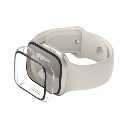 [745883854530] Belkin Glass Screen Protector + Bumper, Watch 45mm, Clear - OVG004zzCL-REV