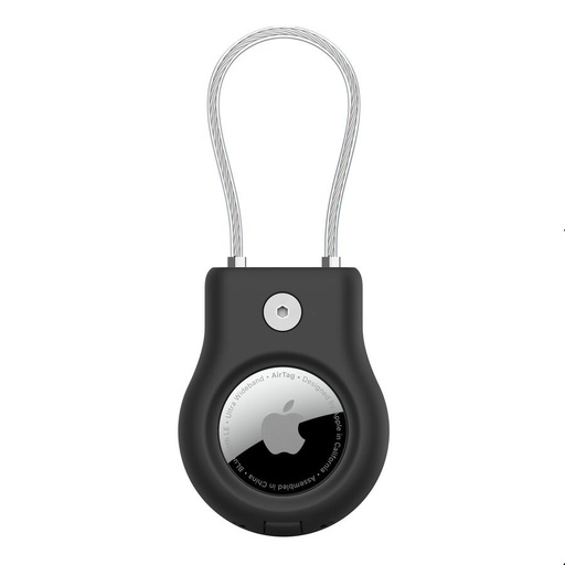 [745883837076] Belkin Secure Holder with Wire Cable for AirTag, Black - MSC009btBK