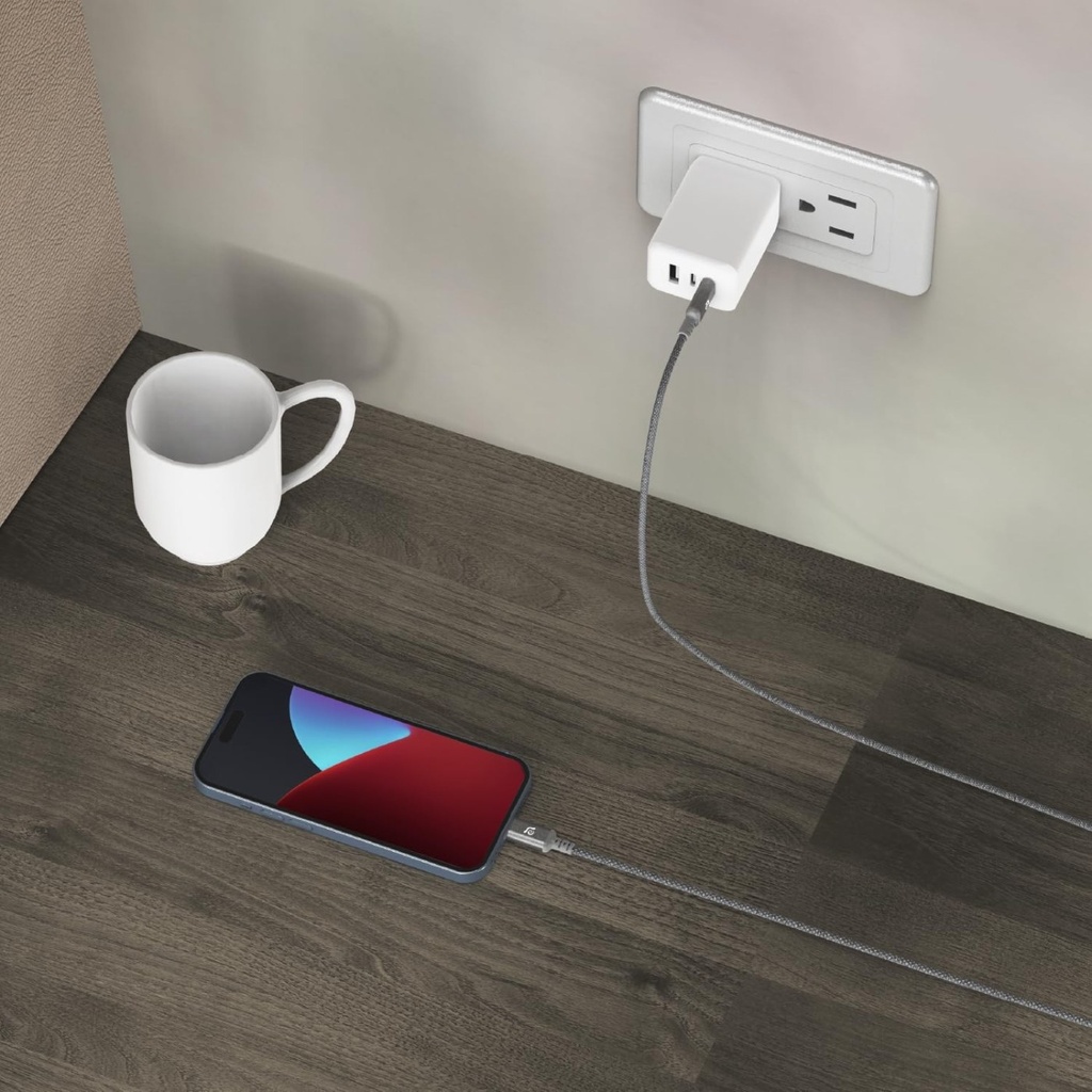 Adam Elements CASA S200 USB-C to USB-C 60W Braided Charging 