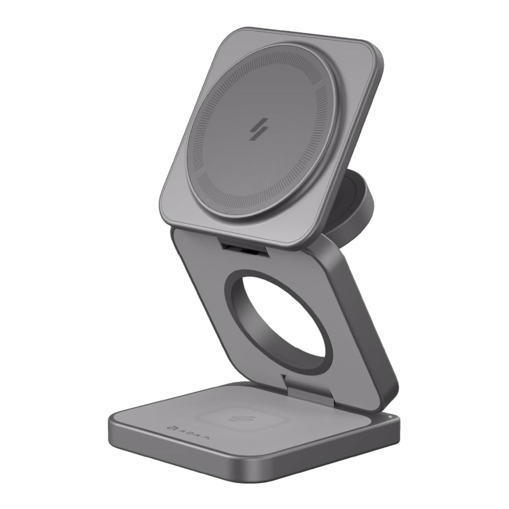 Adam Elements Mag 3 Pro Qi2 3-in-1 Foldable Travel Charging 