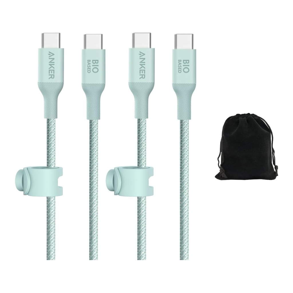 Anker 544 Cable USB-C a USB-C 140W Bio 1.8 m - Azul - A80F2H