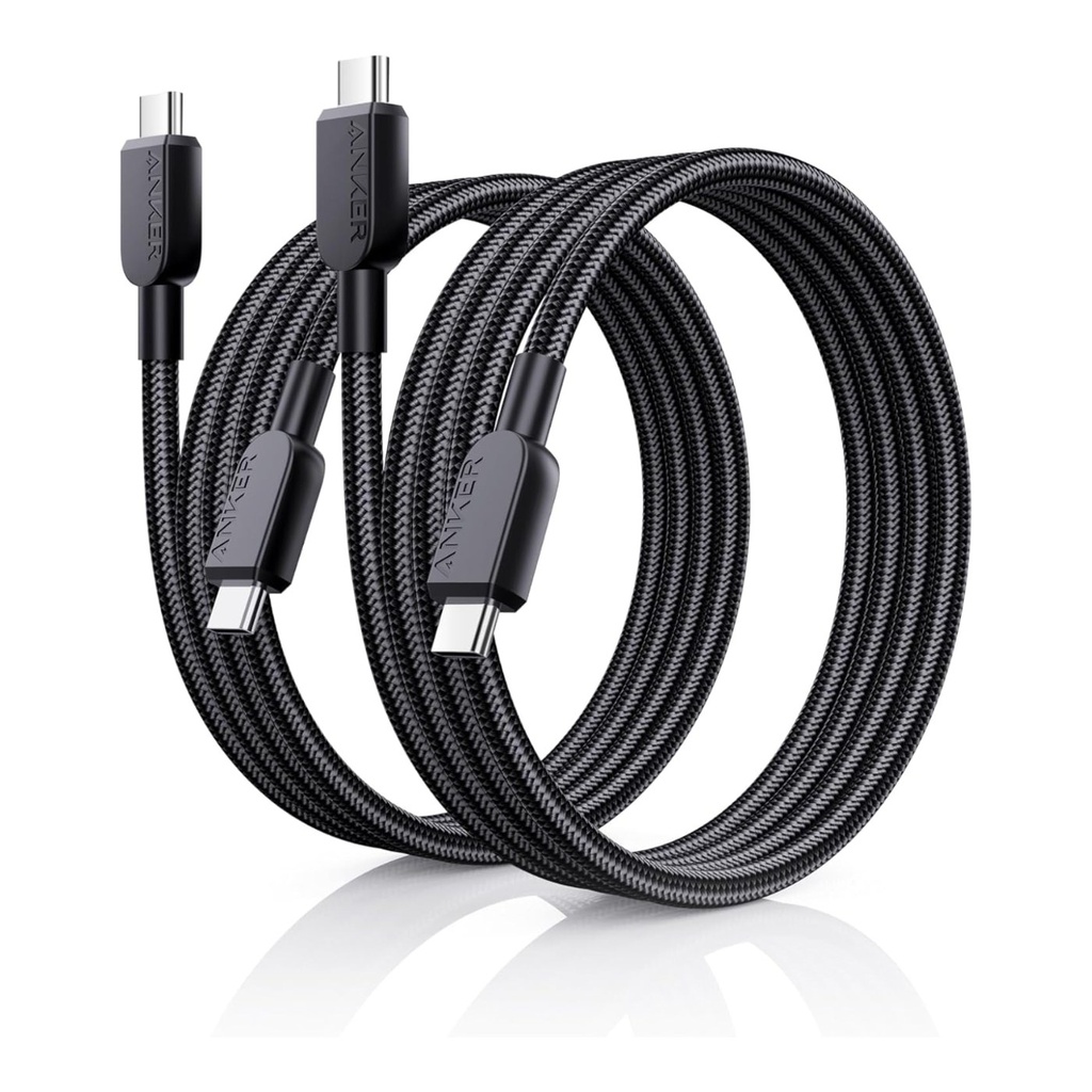 Anker Cable USB-C a USB-C 240W trenzado 1.8 m - Negro - A82E