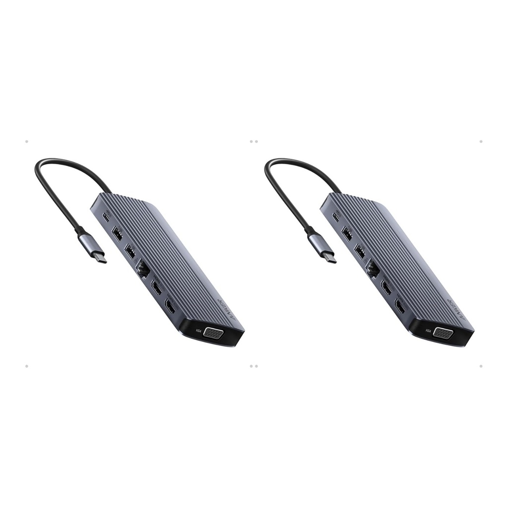 Anker Hub USB-C 14 en 1 Triple Pantalla - A83890A1