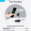 Anker MagGo Cargador Inalámbrico 2 en 1 Qi2 15W - B2544J11