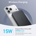 Anker MagGo Power Bank Magnético 10,000 mAh Qi2 - Blanco - A