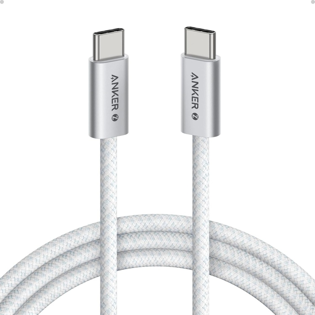 Anker Zolo Cable USB-C a USB-C 240W 0.9 m - Blanco - A8060H2