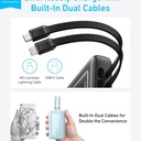 Anker Zolo Power Bank 20,000 mAh con cable USB-C - Blanco - 