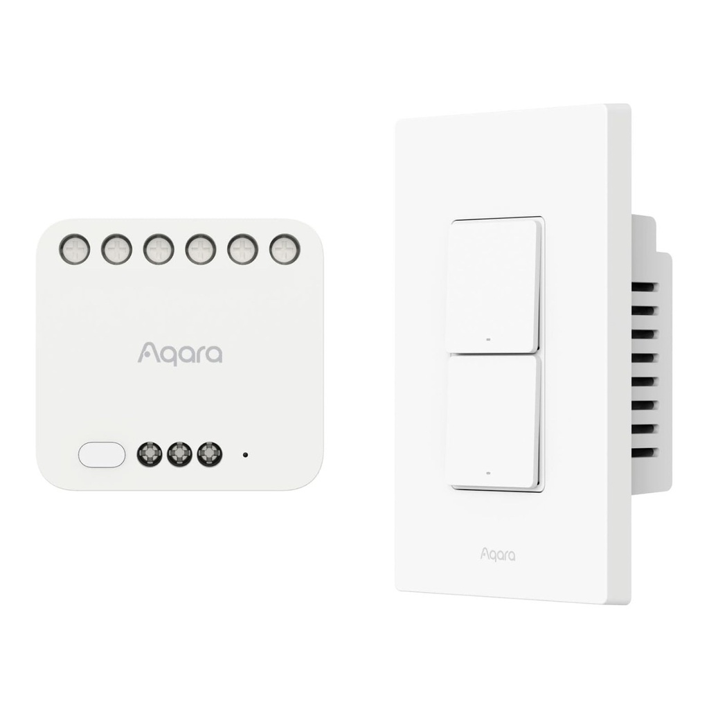 Aqara T2 Dual Relay Module with Matter, Requires Aqara Zigbe