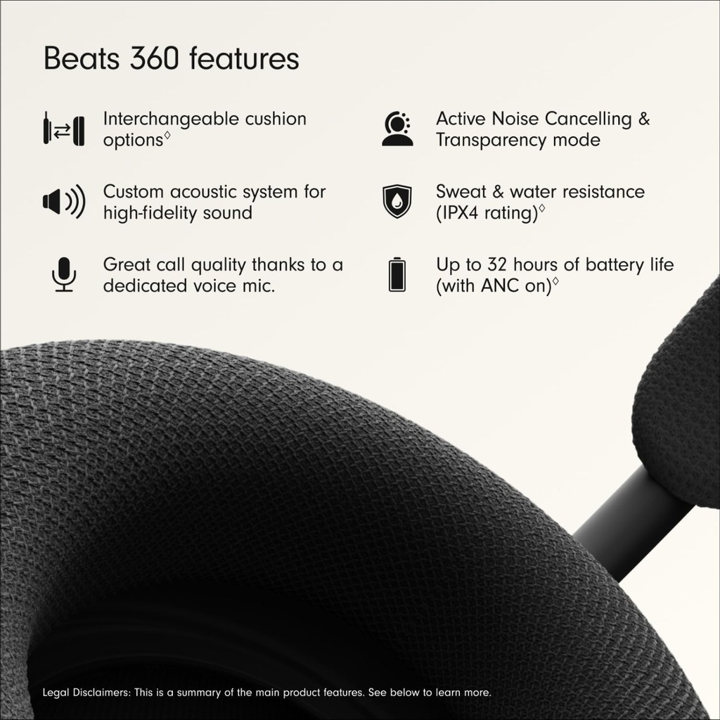 Beats 360 Wireless Noise Cancelling Headphones