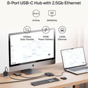 Belkin 8-Port Dual Display USB-C Hub with 100W PD - INC027dq