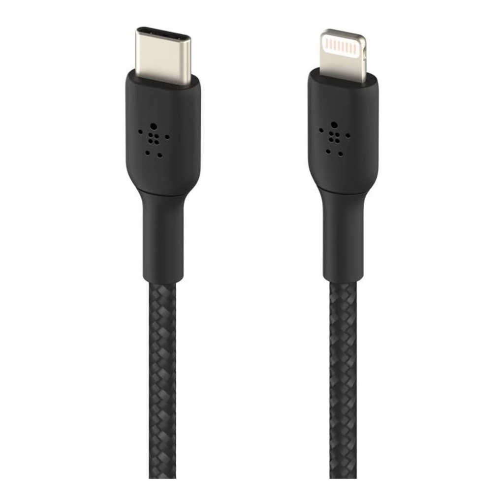 Belkin BoostCharge Braided USB-A to USB-C 6.6ft - Black