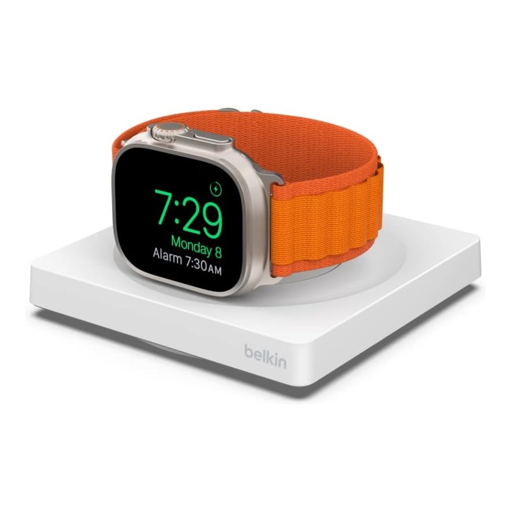 Belkin Portable Fast Charger for Apple Watch, White - WIZ015