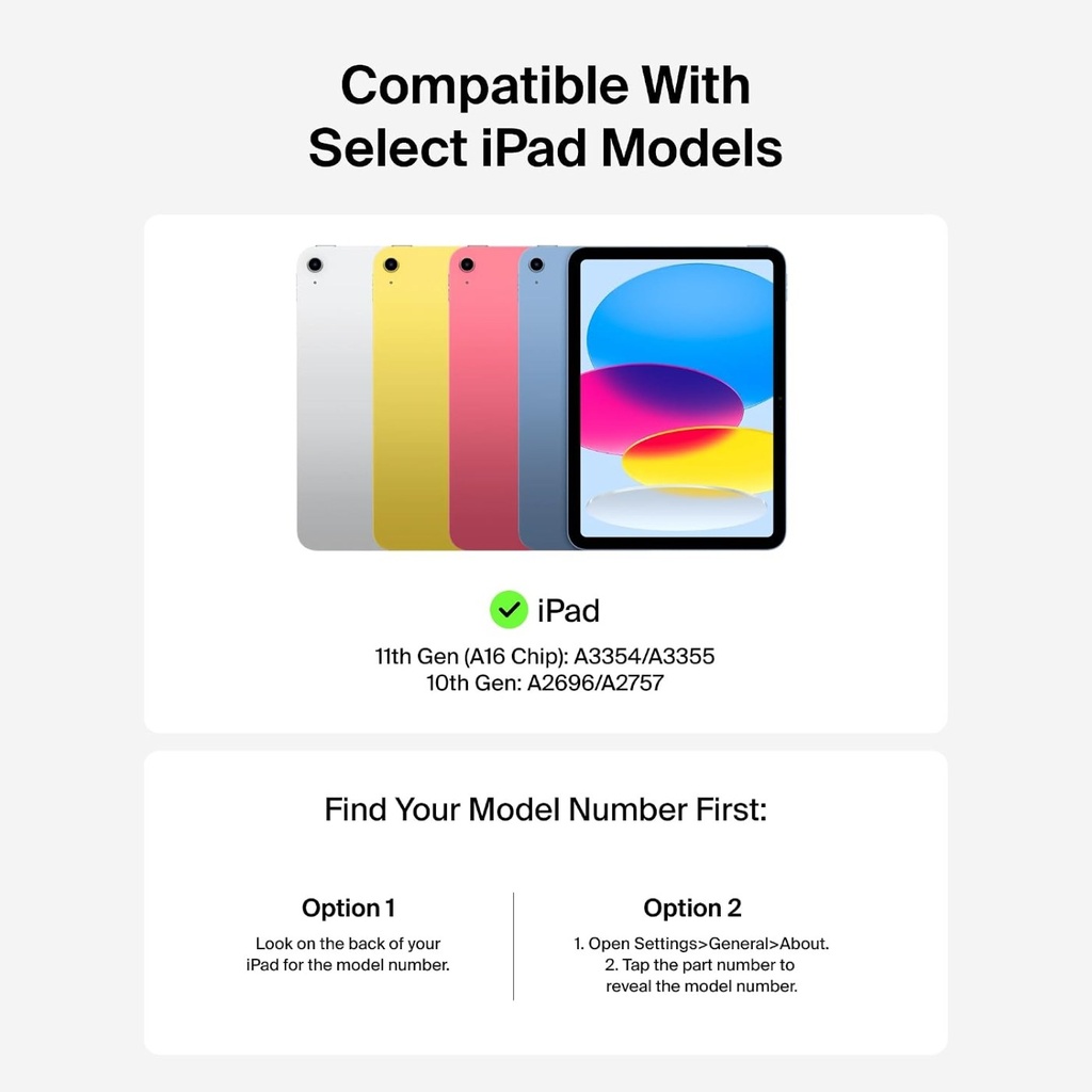 Belkin Rugged USB-C Keyboard Folio, iPad 10th Gen and A16 - 