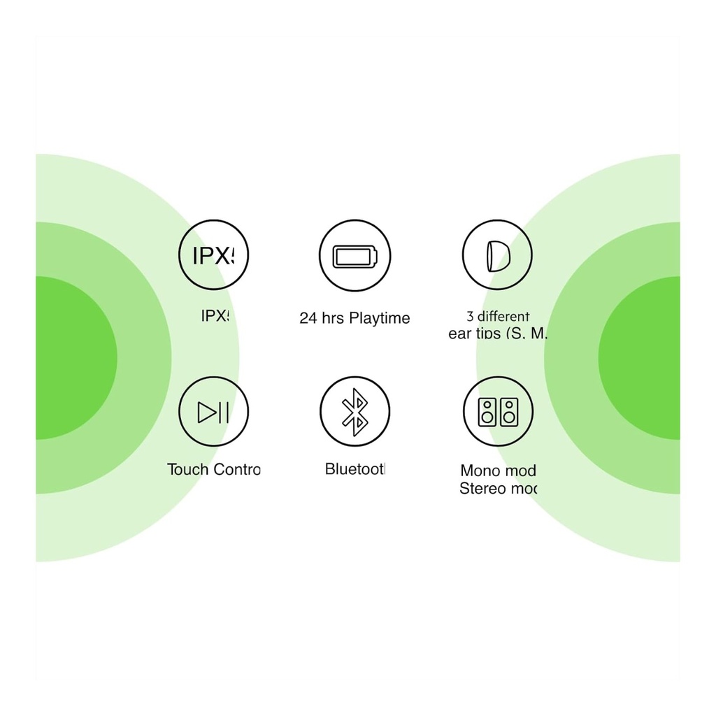Belkin SOUNDFORM Move True Wireless In-Ear Headphones - Blac