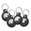 Belkin Secure AirTag Keychain Holder with Key Ring, 4-Pack -