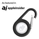 Belkin Secure Apple AirTag Holder with Carabiner, Black - MS