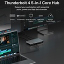 Belkin Thunderbolt 4 5-in-1 Hub, USB-C Docking - INC013ttSGY