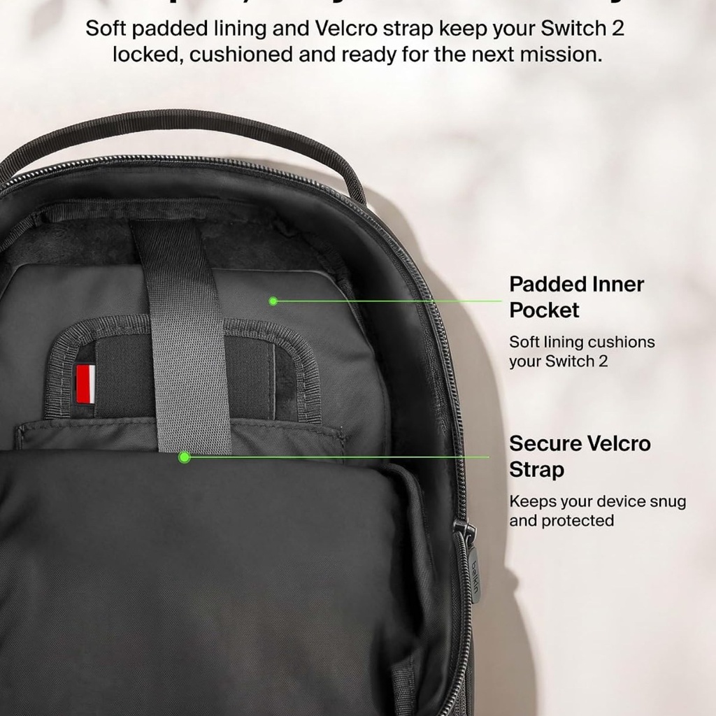 Belkin Travel Bag for Nintendo Switch 2, Lilac - ENA022fqLV