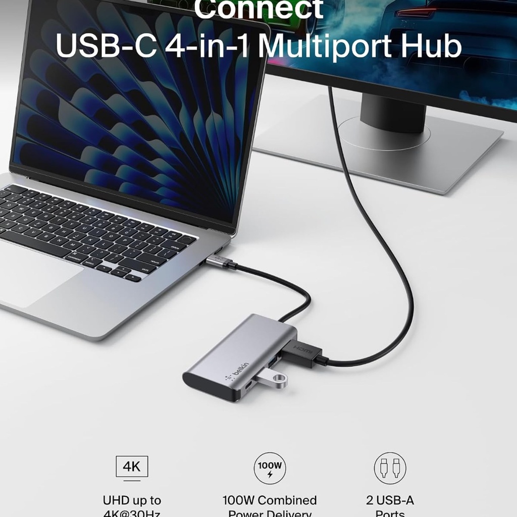 Belkin USB-C Multiport Adapter 7-IN-1 - PVC003btSGY