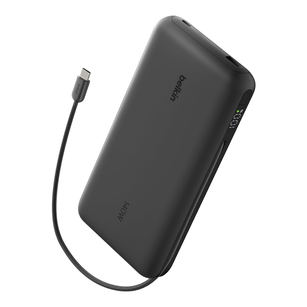 Belkin UltraCharge Pro Laptop Power Bank 25K, Black - BPB039