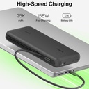 Belkin UltraCharge Pro Laptop Power Bank 25K, Black - BPB039