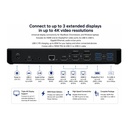 Belkin Universal USB-C Triple Display Docking Station - INC0