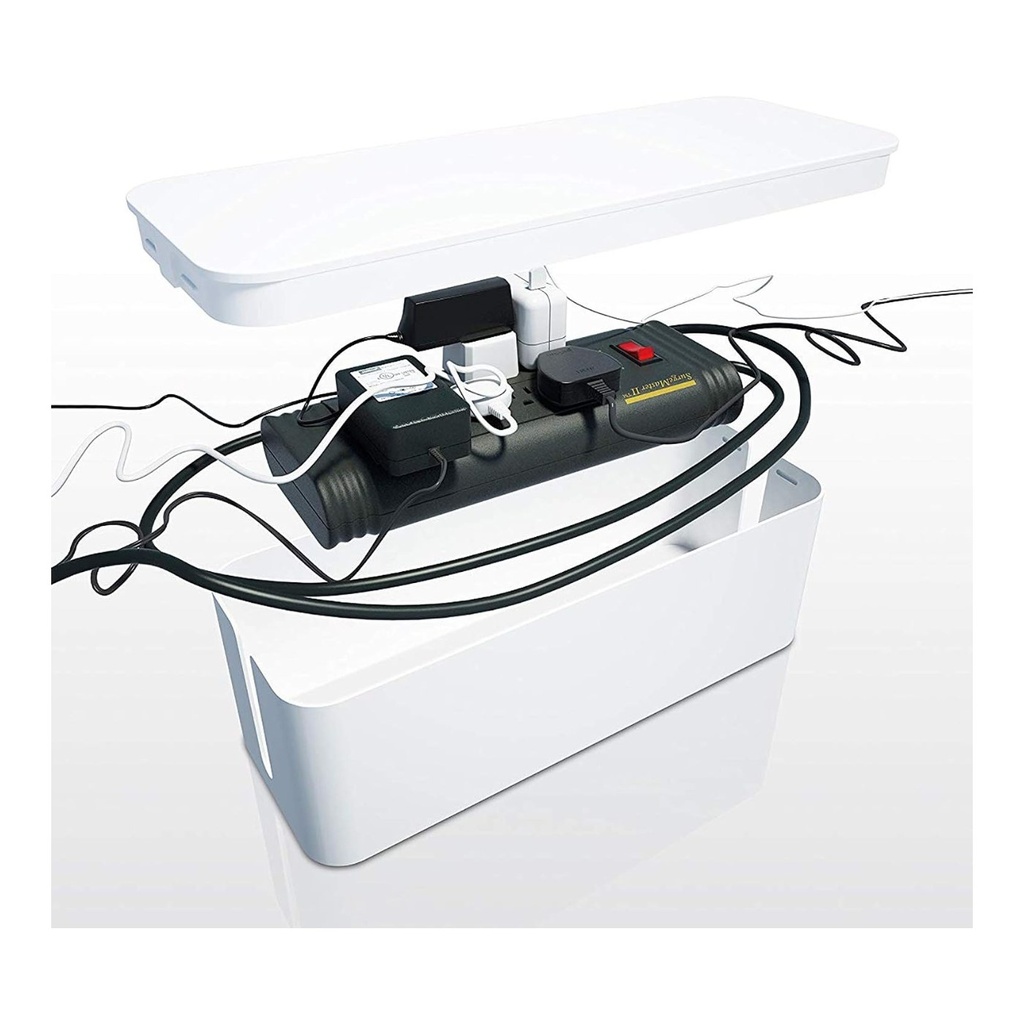 BlueLounge CableBox Cable Management Box - White - BLUCB-01-