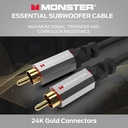 Cable de Audio Digital para Subwoofer Macho-Macho - AS-S-201