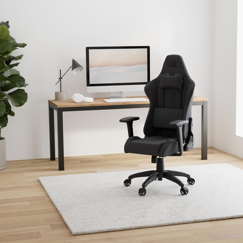 Corsair TC100 Relaxed Gaming Chair - Black - CF-9010051-WW