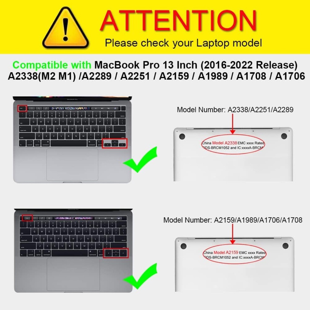 Fintie HardShell Cover for Macbook Pro 13"