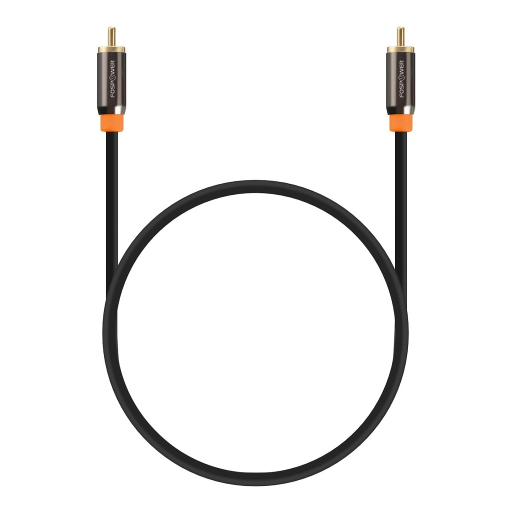 FosPower RCA Cable Male to Male Subwoofer Cable 10ft 