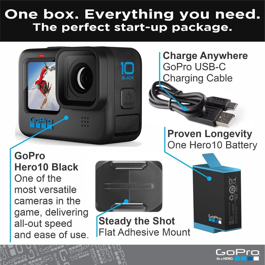 GoPro Hero10 - Black - CHDHX-101-RW